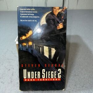 Under Siege 2 Dark Territory VHS 1995 Steven Seagal Action Movie Warner Home
